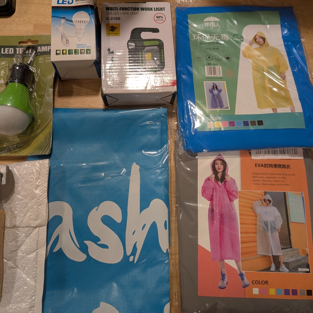 New Lot Of Camping Necessities NIP